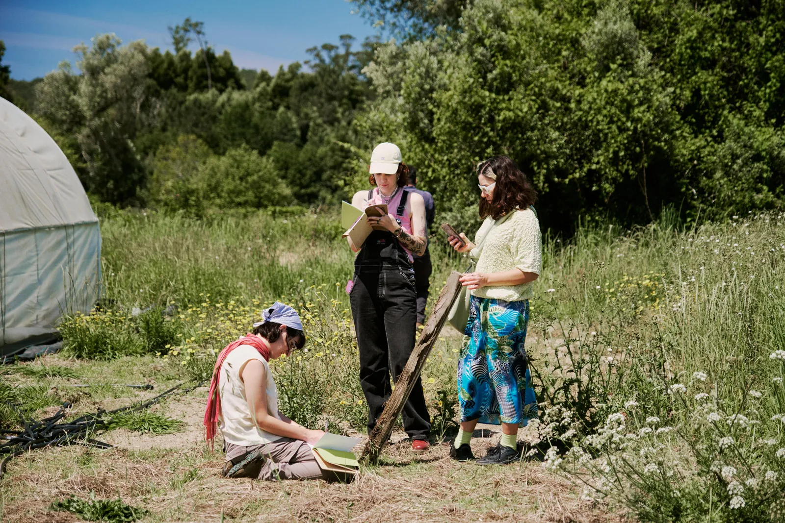 notebooks out in the field