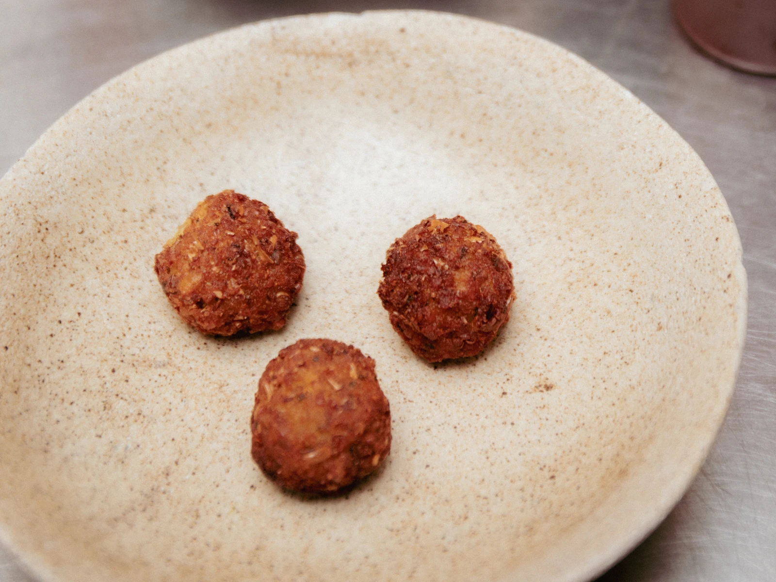 grass pea falafel 4 · kitchen · process