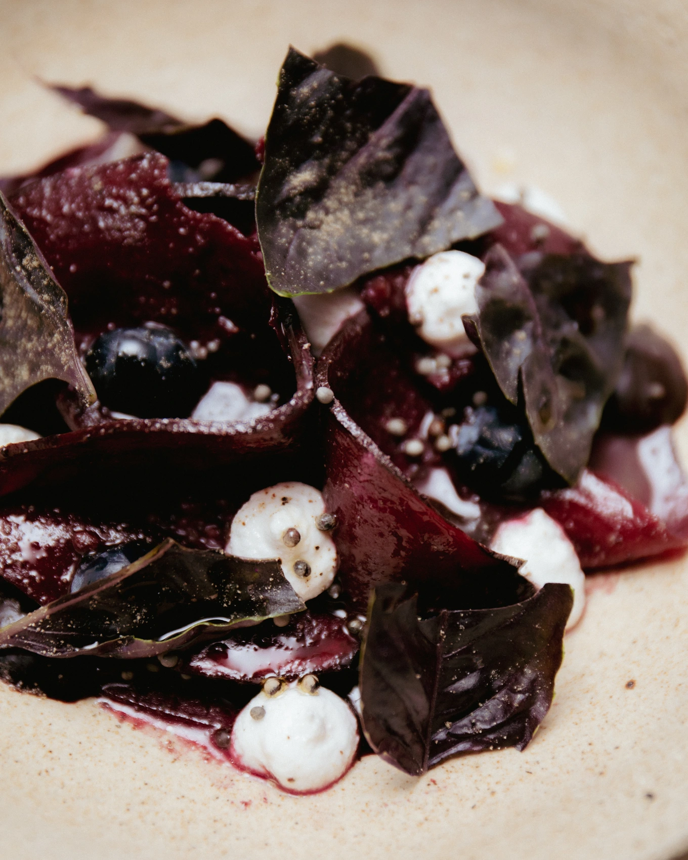 beetroot, salted for a week