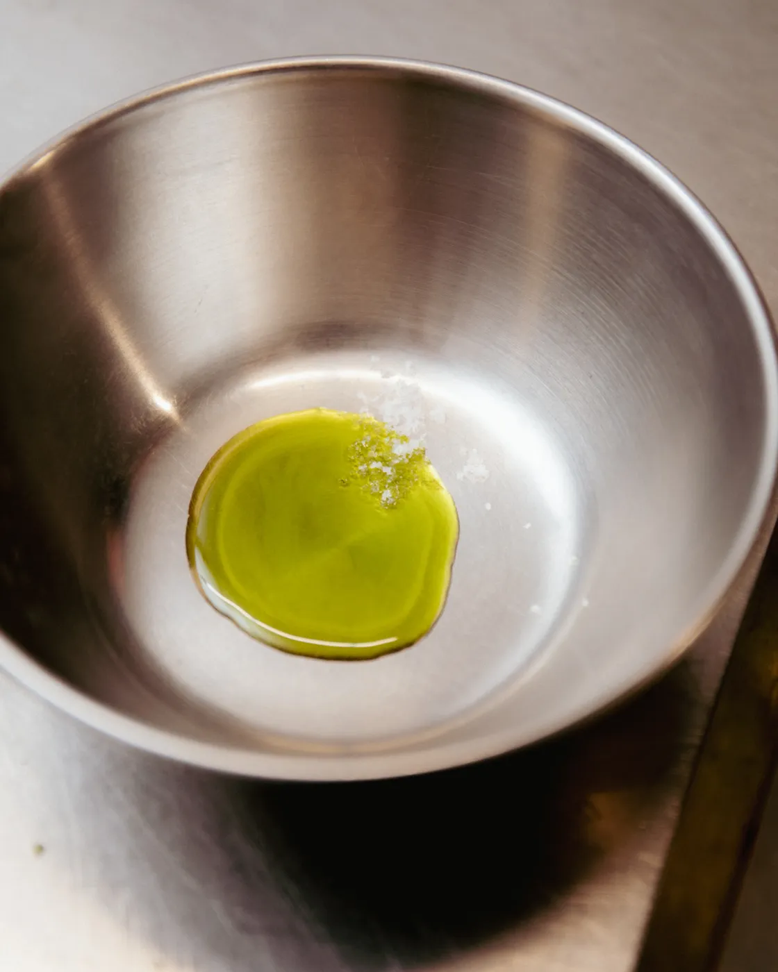 nettle oil, pulp strained out